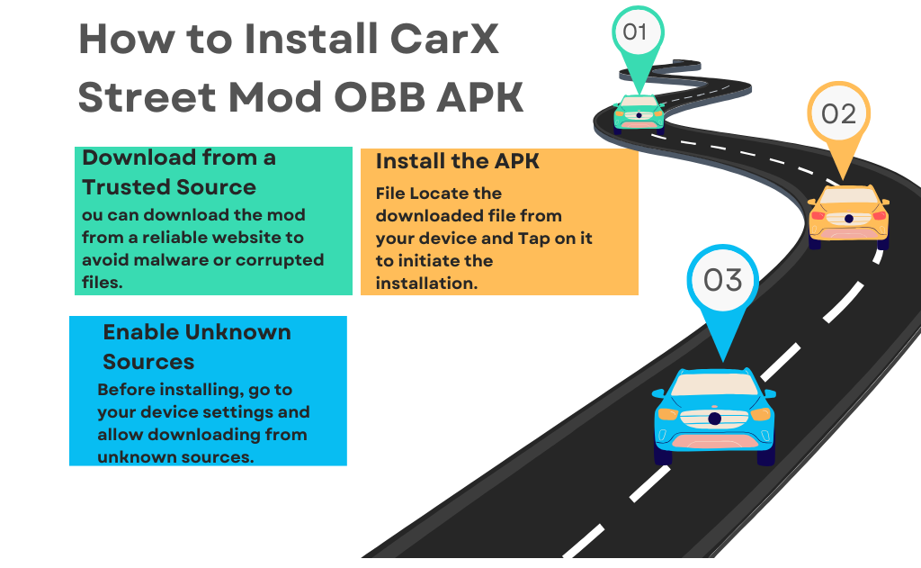 How to Install CarX Street Mod OBB APK 