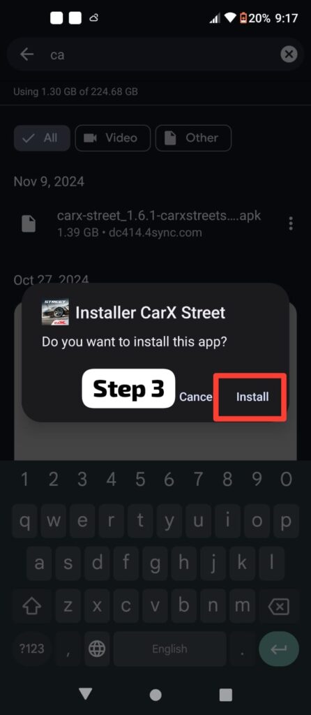 carx street mod apk